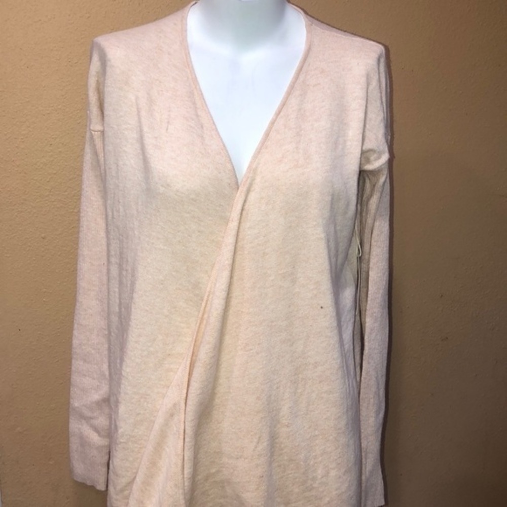 Korye beige open cardigan NWT